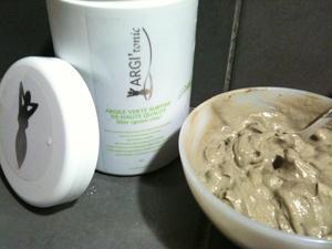 Mon masque à l'argile