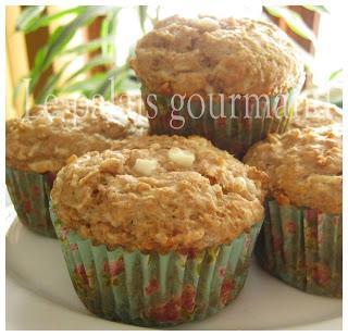 Muffins aux pommes et fromage cottage