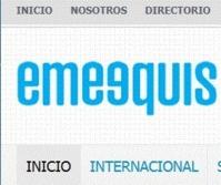 Capture d'écran sur le site Emeequis