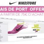 Code Promo Nikestore: livraison gratuite