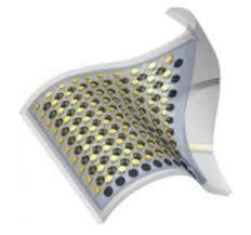 La batterie s'étire et reprend ensuite sa forme initiale