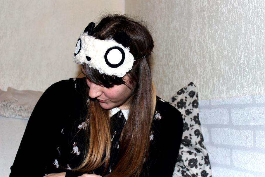 DIY : Masque - Panda pour dormir