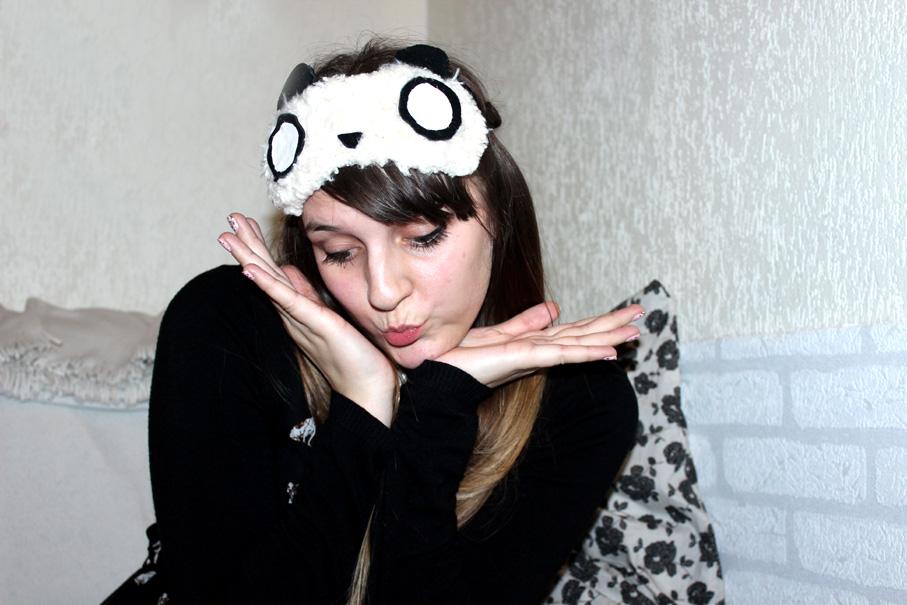 DIY : Masque - Panda pour dormir