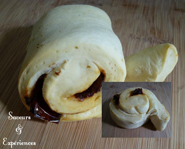 Roulés à la tomate Confite