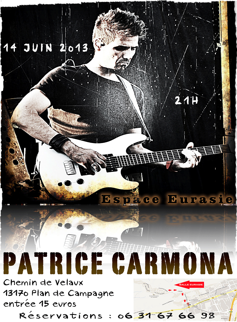 Patrice Carmona : Concert acoustique le 14 juin 2013