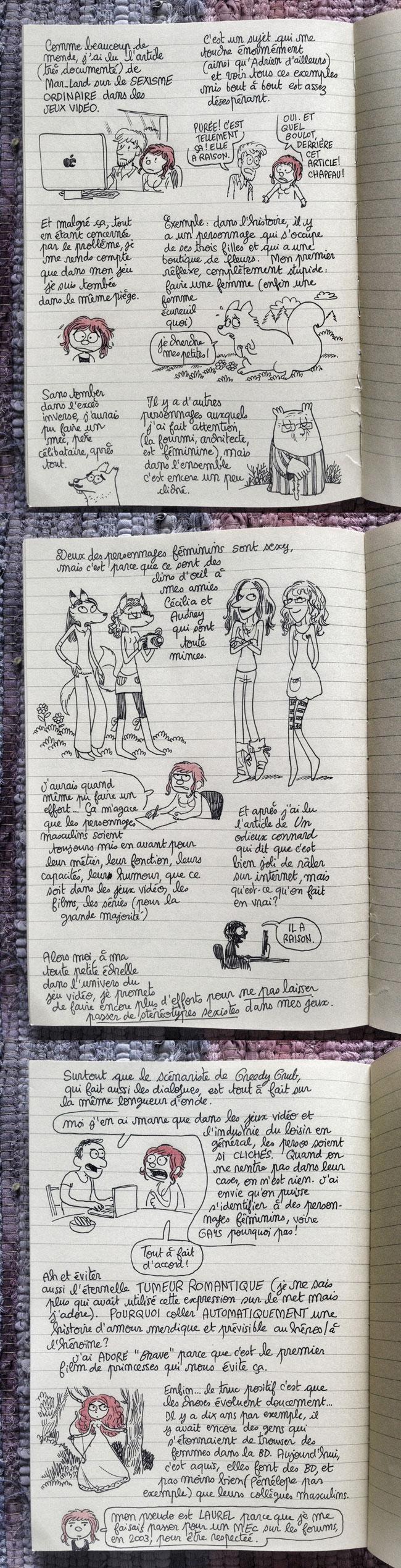 Une petite BD en écriture automatique.