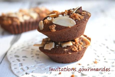 FINANCIERS CHOCOLAT, STREUSEL ET FRUITS SECS IMG_9485