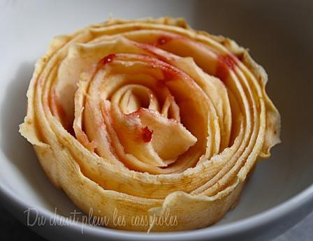Vieux parchemins et pommes-fleurs à la gelée de groseille Pomme fleur 2