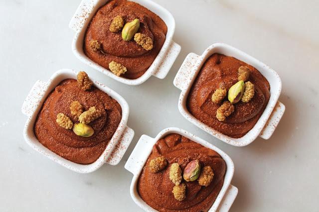 mousse chocolat patate douce