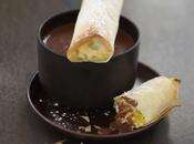 Nems Mangue, Carré Frais Sauce Chocolat