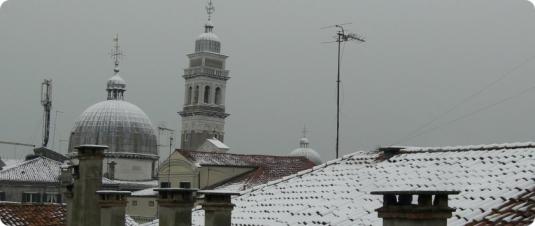 Neige sur Venise le 26 mars 2013
