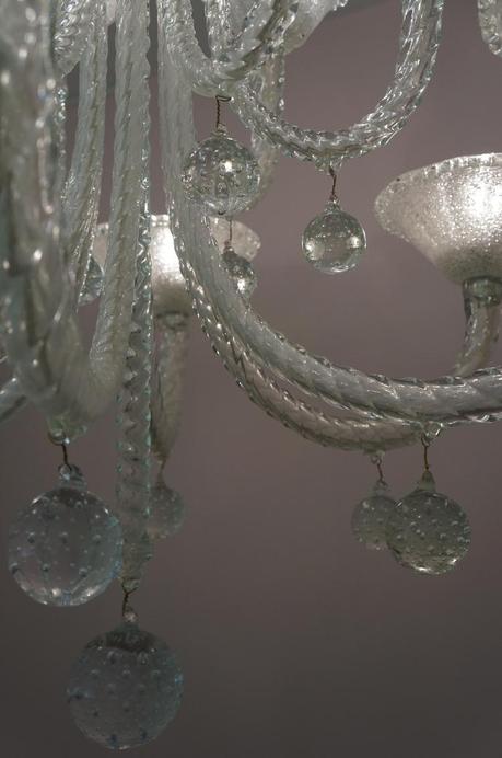 Exposition murano fragile musée maillol André Arbus Lustre : chandelier Jets d’eau
