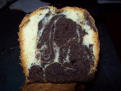 Gâteau marbré italien (vanille/chocolat)
