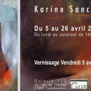KARINE SANCERRY à la Galerie 113 | Castelnaudary