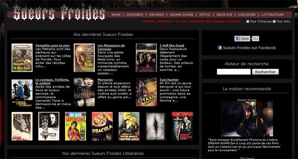 sueursfroides [Lien] Sueurs Froides   Le magazine du cinéma off