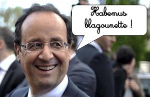 hollande : habemus blagounette
