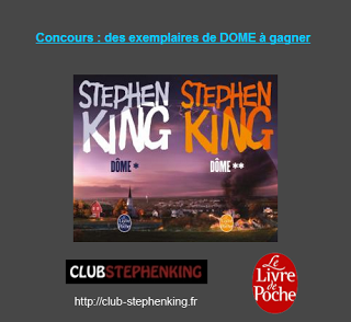 Concours Dôme de Stephen King sur le site ClubStephenKing