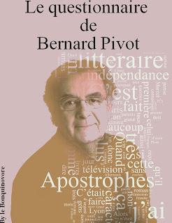 Le Questionnaire de Bernard Pivot posé à Lionel du Blog L’Ivre de lire