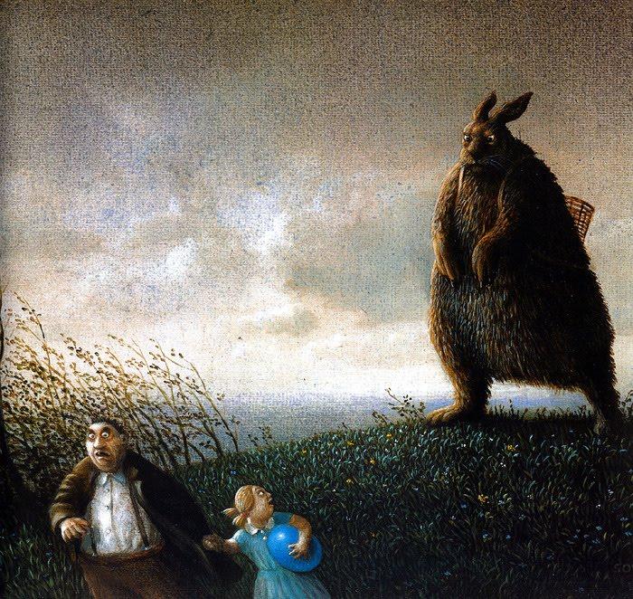Eux aussi, ils descendent rapidement la colline… Joyeuses Pâques. generic-eric:  Michael Sowa 