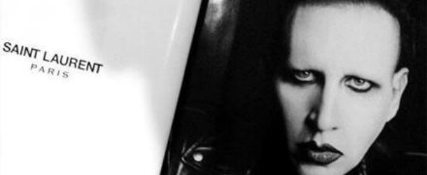 Marilyn Manson est la nouvelle égérie Saint Laurent Paris