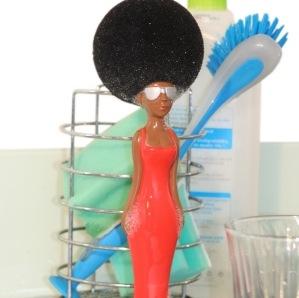 L'EPONGE-AFRO POUR FAIRE LA VAISSELLE VOUS CONNAISSEZ ? (accessoire cuisine afro)