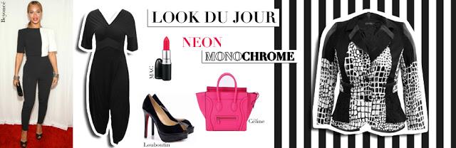 LOOK DU JOUR: Néon Monochrome