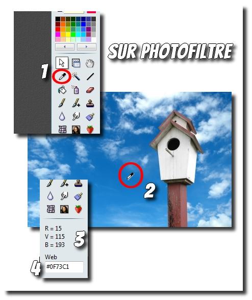 Trouver le Code couleur d’une image
