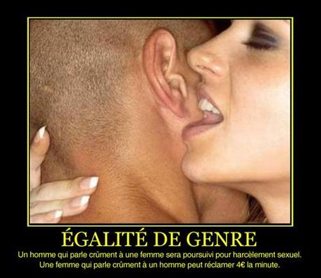L'égalitarisme sexuel ultime est en marche égalité de genre