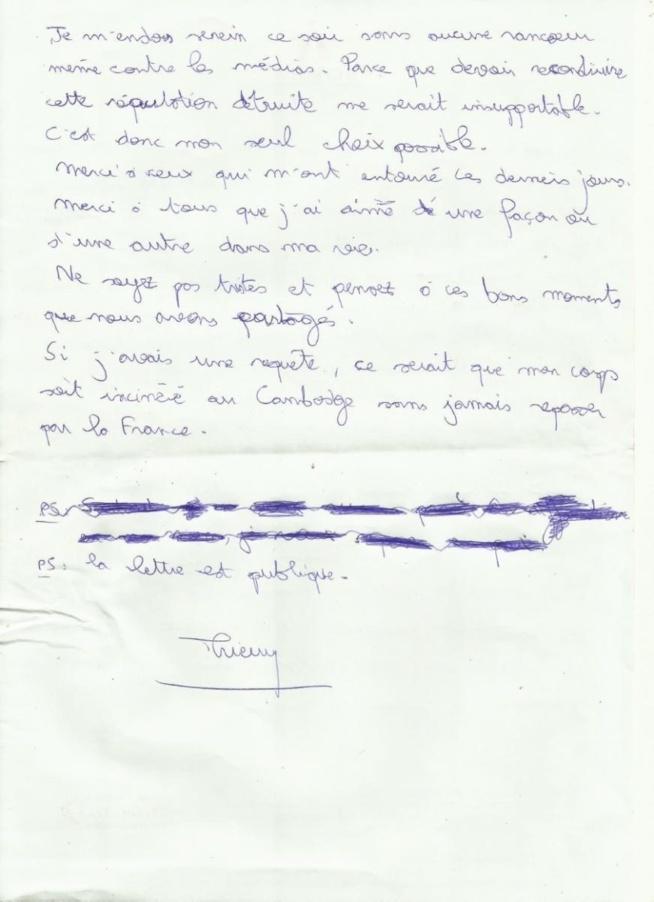 Koh-Lanta : Voici la lettre d'adieu du médecin avant son suicide