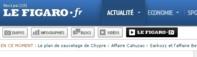 L'onglet Le Figaro.TV a fait son apparition sur le site du journal.