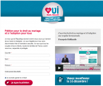Pétition PS Mariage et Adoption pour Tous
