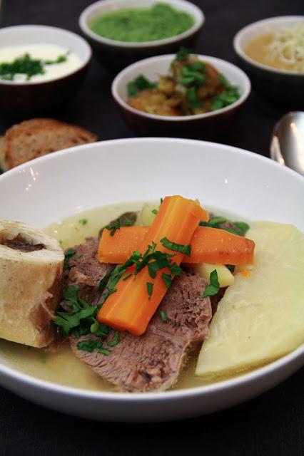 Tafelspitz ou cousin  autrichien du pot au feu