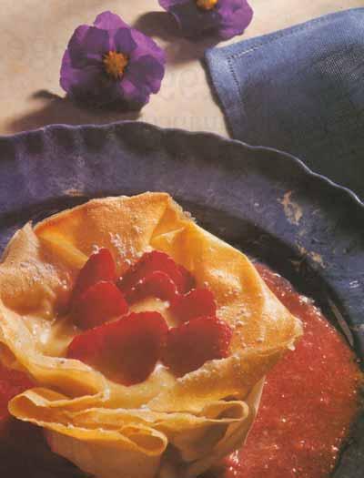 Gariguettes en aumônière de brick