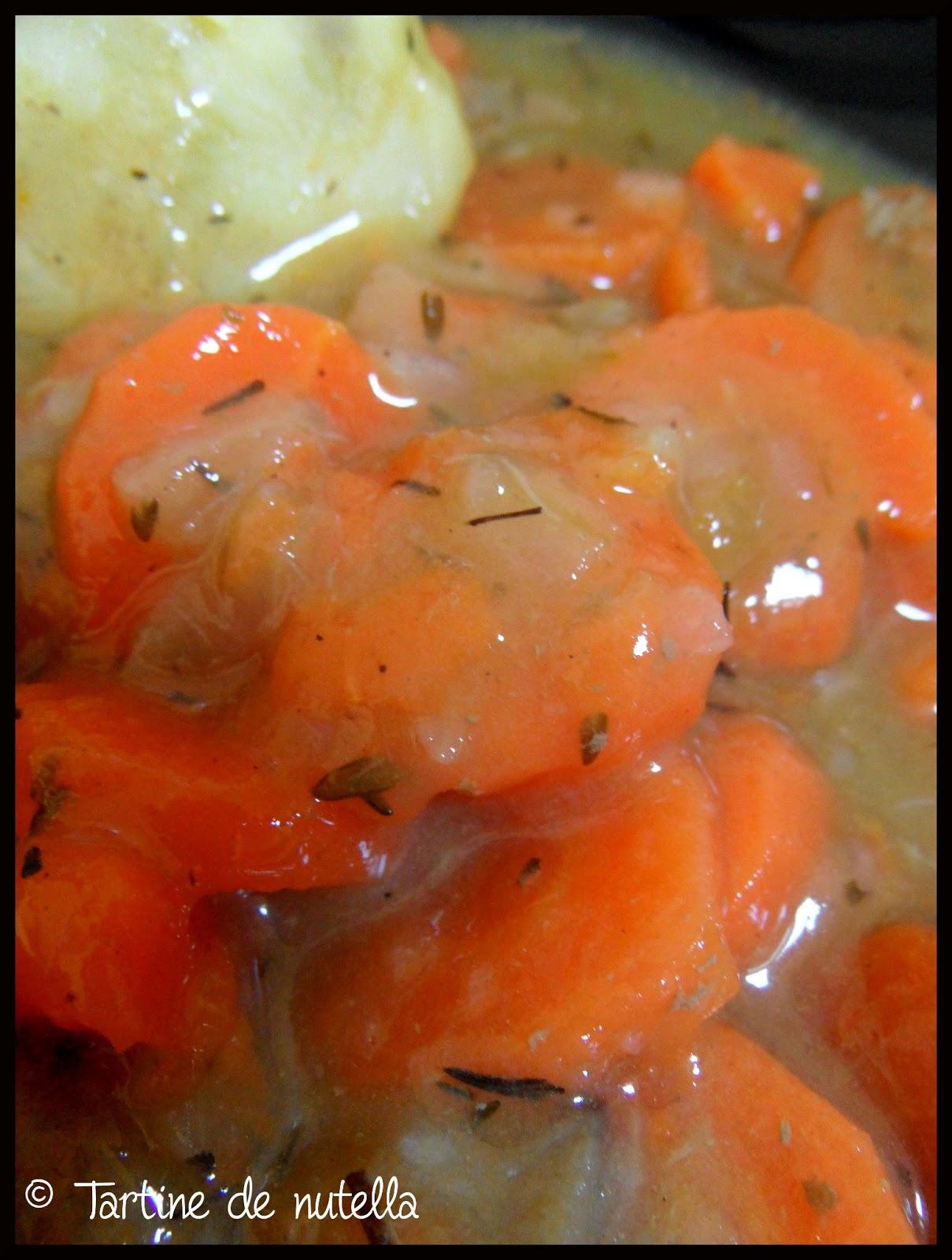 Bœuf braisé aux carottes