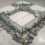 Robert Smithson - Rocks and mirror square II