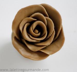 rose1 La pâte à modeler en chocolat