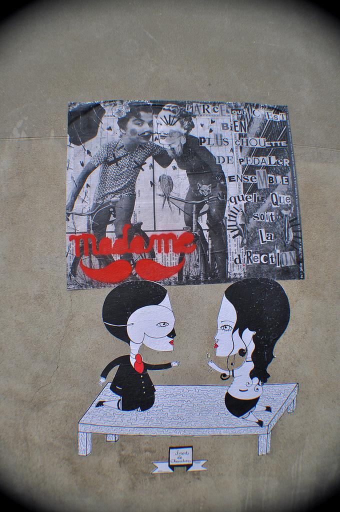 Mme Moustache et Fred Le Chevalier