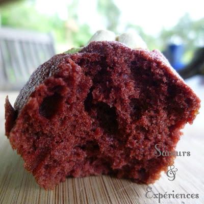 Mini Red Velvet Cakes Chamallow