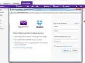 Yahoo! Mail intègre Dropbox