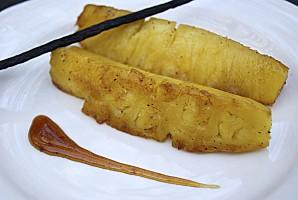 ananas_rôtis_ananas rôtis_caramel_plancha_dessert leger_fruits_dessert chaud_chaud-froid_exotique_dessert