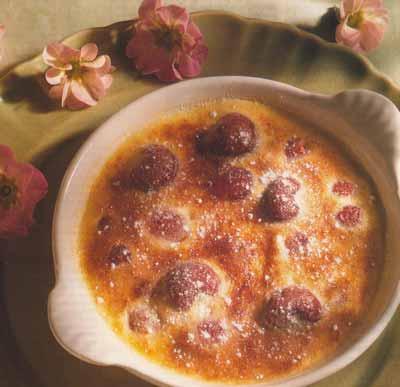 Gratin de fruits rouiges