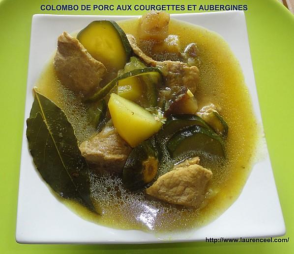 COLOMBO DE PORC AUX COURGETTES ET AUBERGINES