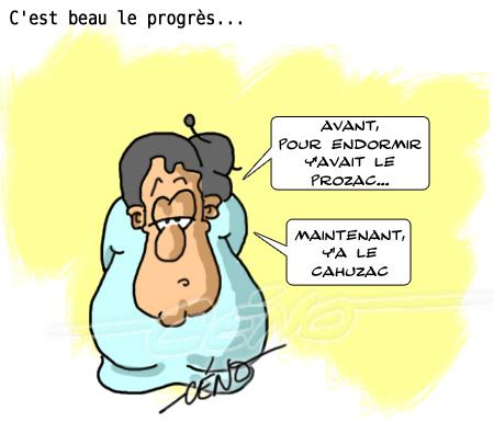 Céno Dessinateur - La Babole : Jérôme Cahuzac a tenté d'endormir la France