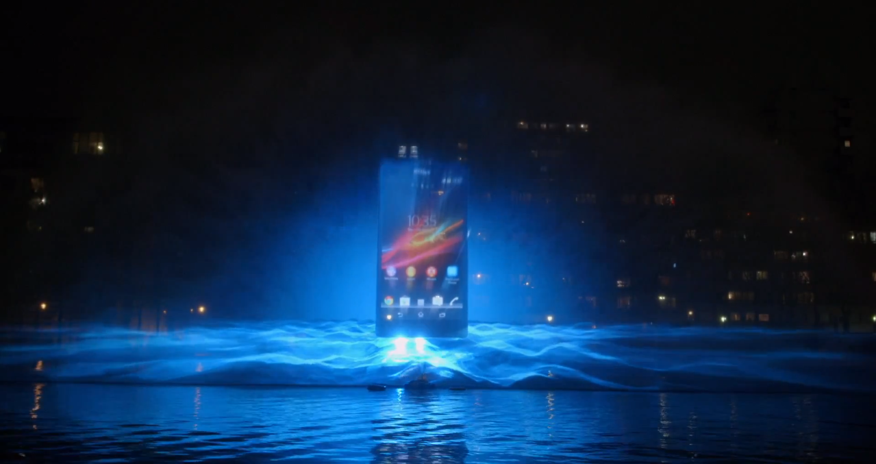 Sony Xperia Water show