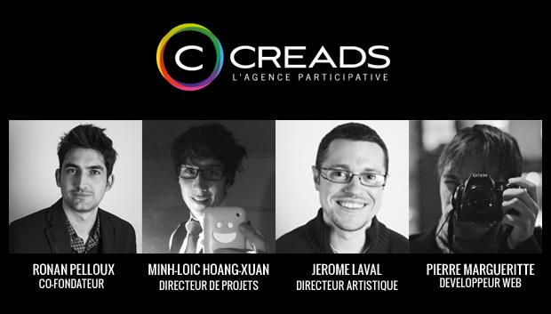 Podcast Creads - Ronan Pelloux, Minh-Loic Hoang-Xuan, Pierre Margueritte et Jerome Laval