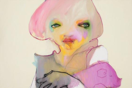 Hyper-coloured characters by Abbey Mc Culloch