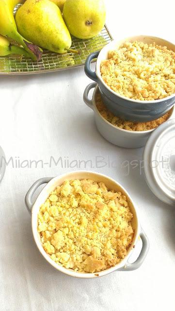Crumble Poire/Banane