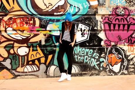 LES RAYURES..... Imprimé graphique à la FRICHE!