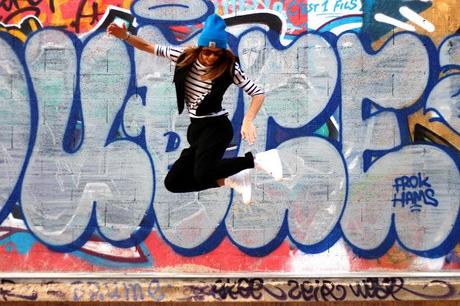 LES RAYURES..... Imprimé graphique à la FRICHE!