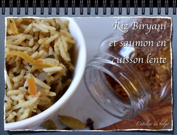 Riz Biryani et saumon en cuisson lente 4